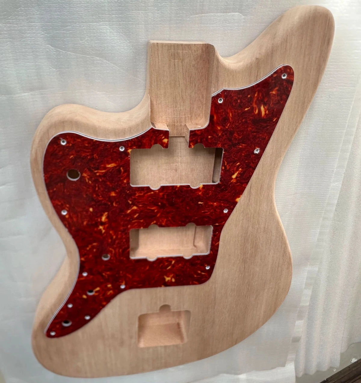 Mahogany Wood Left Handed Guitar Body Fit Jazzmaster DIY Project