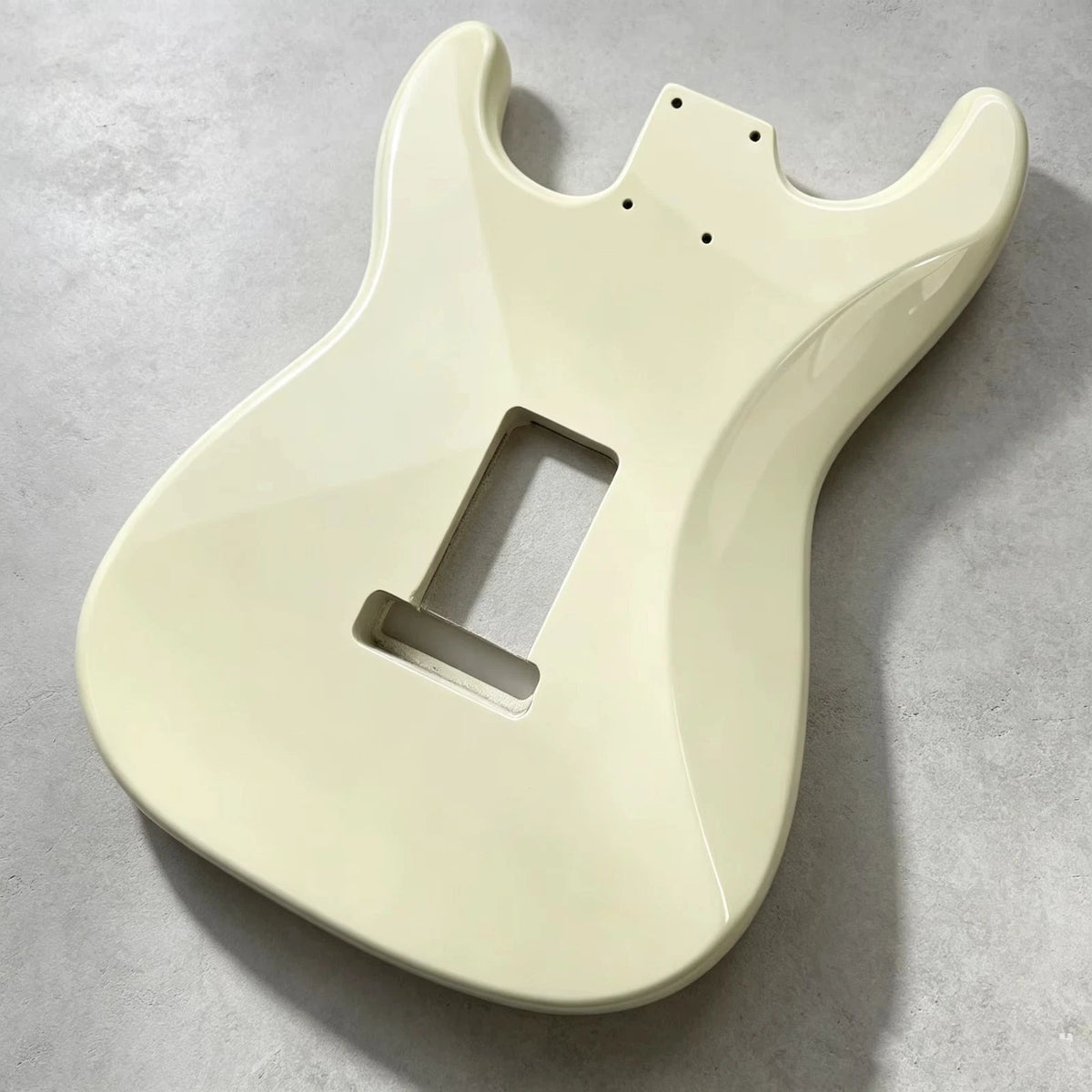 Semi Hollow Alder Guitar Body, Vintage Cream Fit ST