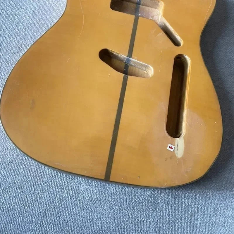 Ash Wood Guitar Body with Maple Top Fit Tele