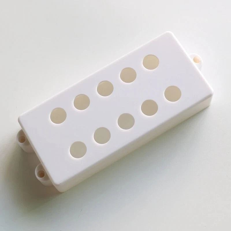 2pcs 4/5 String Electric Bass Pickup Covers in White Fit MusicMan Bass