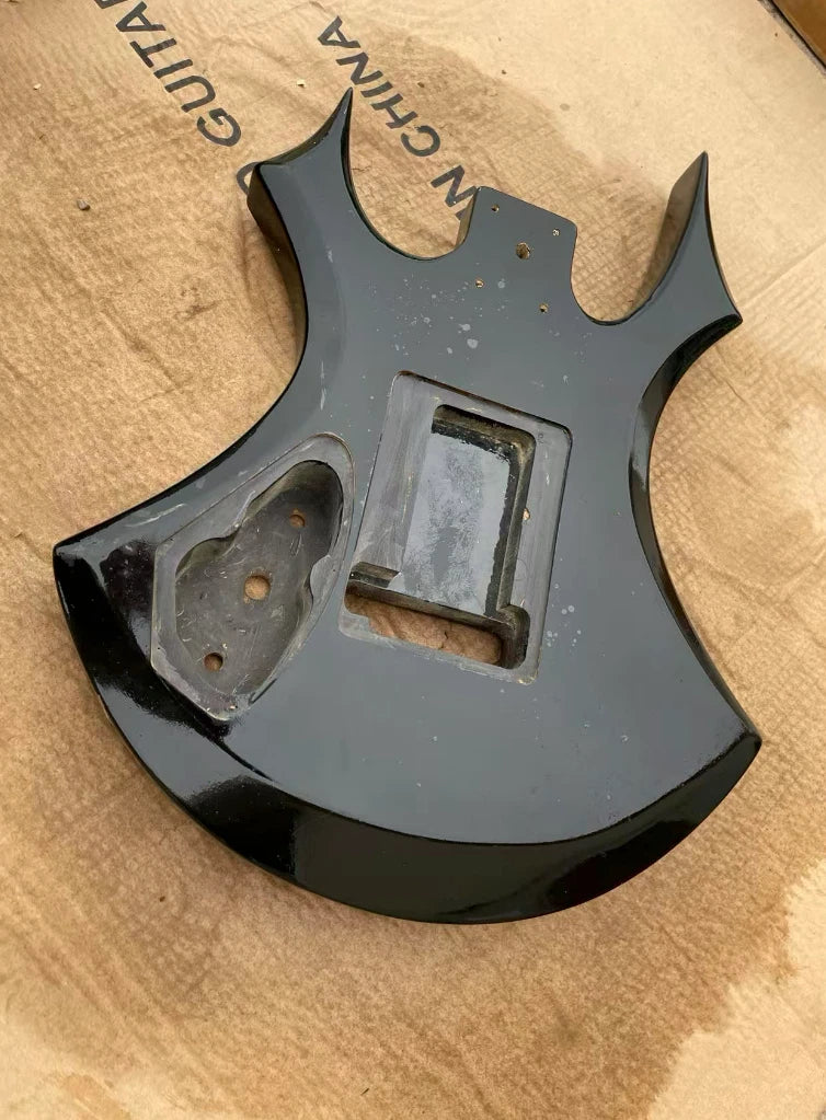 Black DIY Project Guitar Body Fit Virgin Guitars