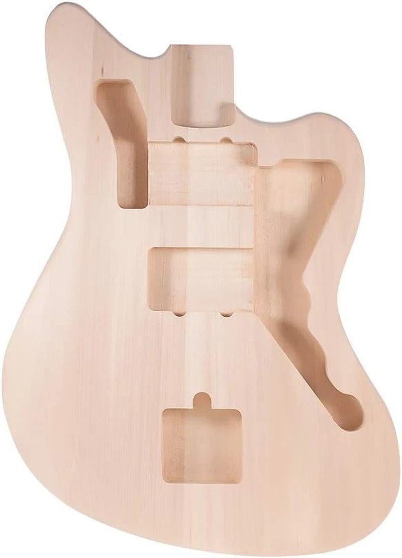 MZB-T DIY Electric Guitar Body - Unfinished Basswood Barrel Blank