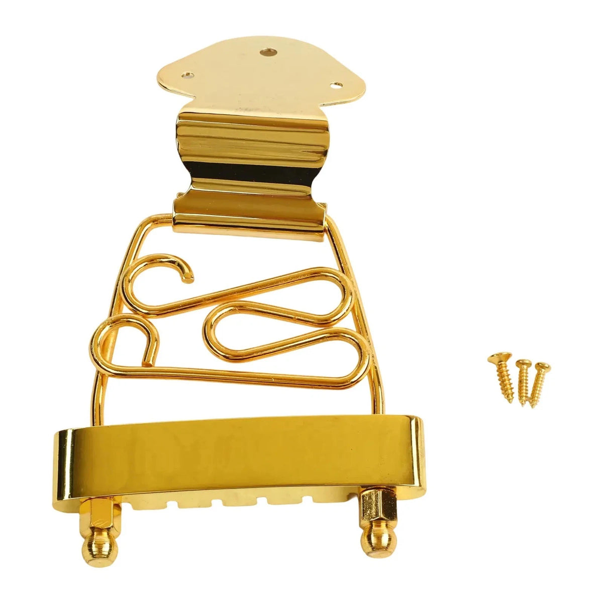 Gold Semi Hollow Jazz Guitar Short Tailpiece Trapeze Fit Epiphone,Ibane<wbr/>z,Cort