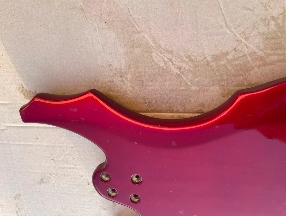 Metallic Red HH Guitar Basswood Body, String Through