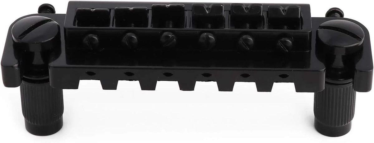 Black Guitar Wraparound Tune O Matic Bridge Fit Epiphone Les Paul LP SG