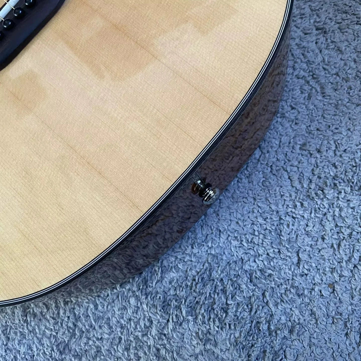 36-Inch All-Solid Acoustic Guitar, Mahogany Neck, Rosewood Fingerboard, 22 Frets