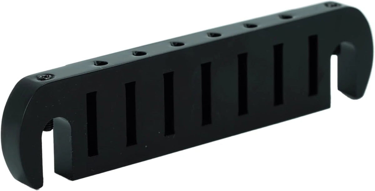 Black Wraparound Guitar Brass Saddles Tailpiece Bridge Fit Les Paul LP SG ES