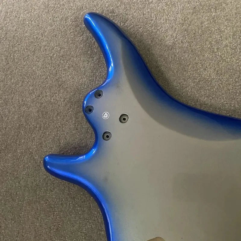 Blue Burst 4 String Bass Basswood Body