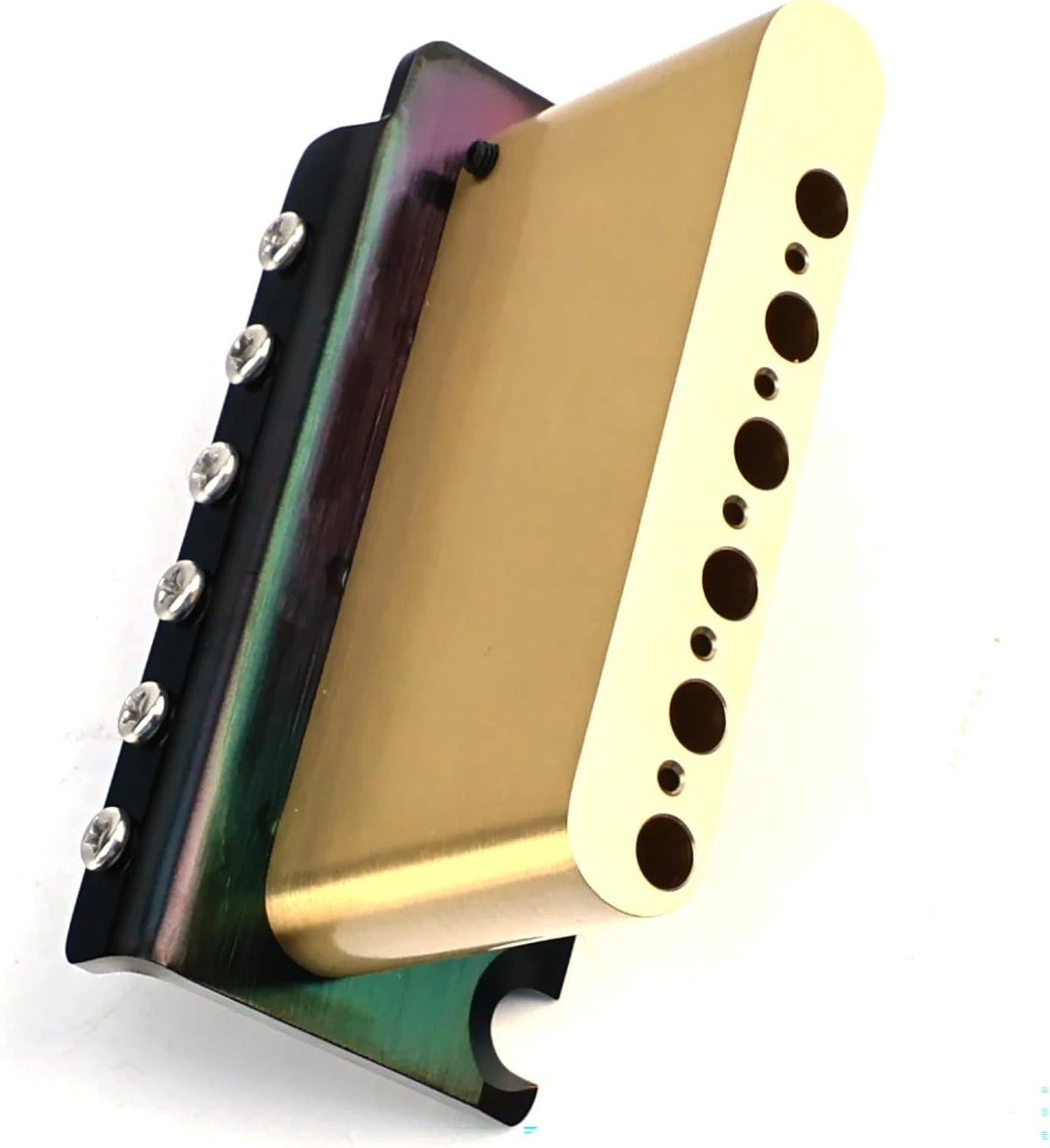Black Vintage 2 Point Bridge Tremolo, Engraved Top Fit Strat ST