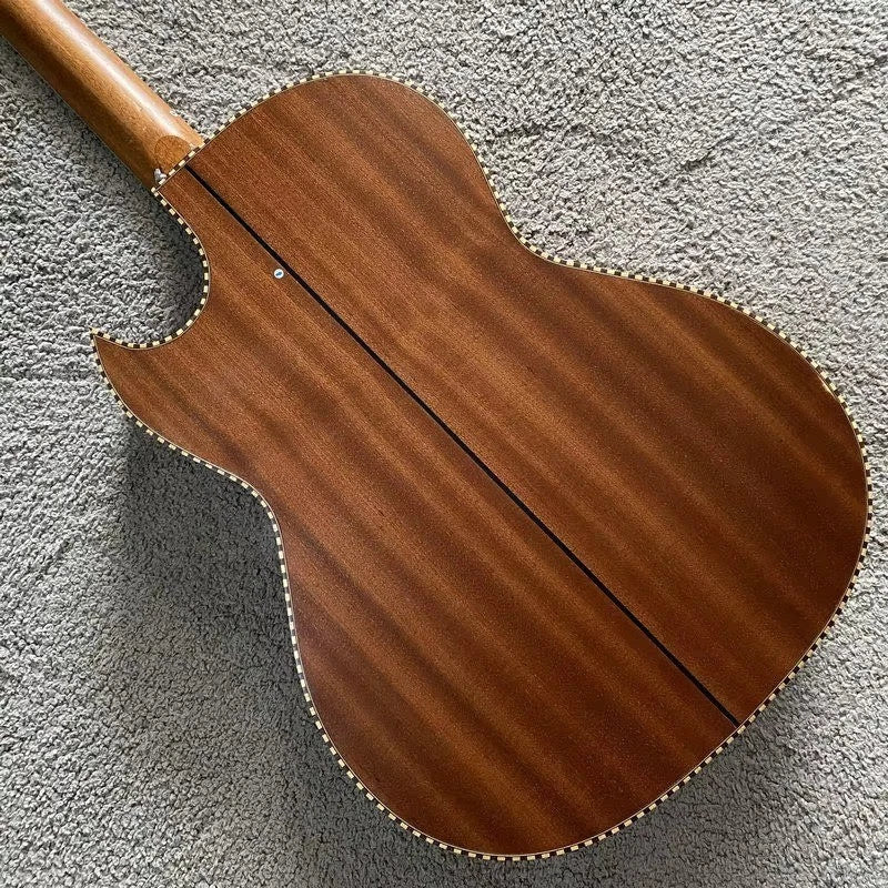 10-String Acoustic Electric Guitar, Red Cedar Top Body, Mahogany Neck