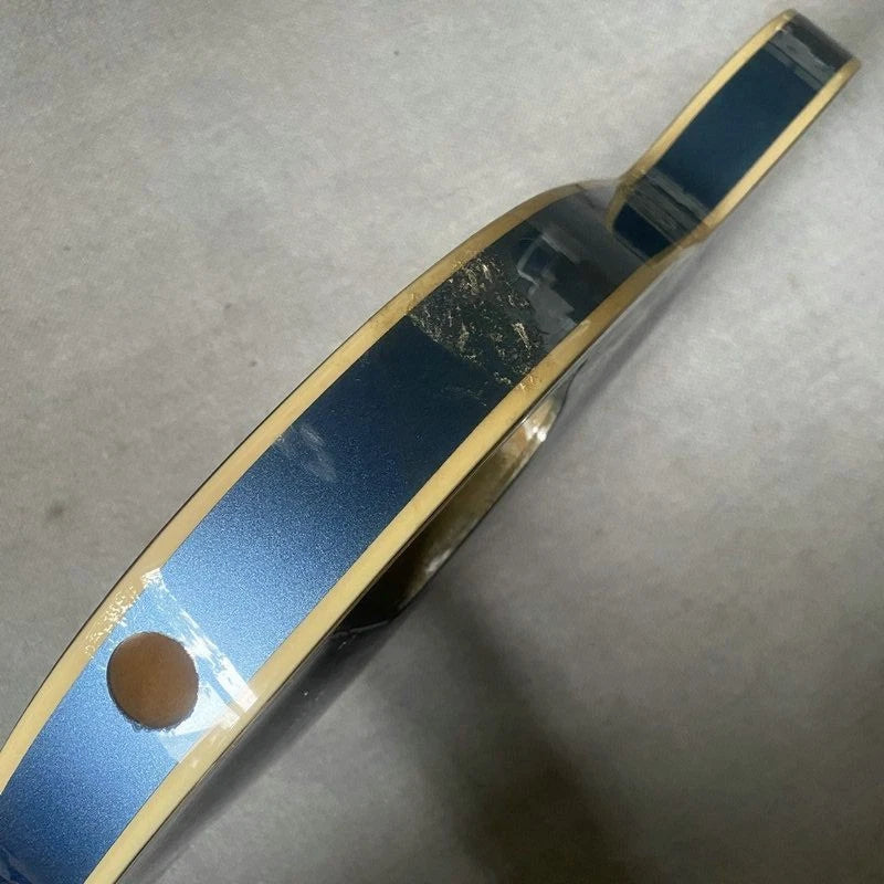 Blue Jazz Guitar Semi Hollow Body DIY Project