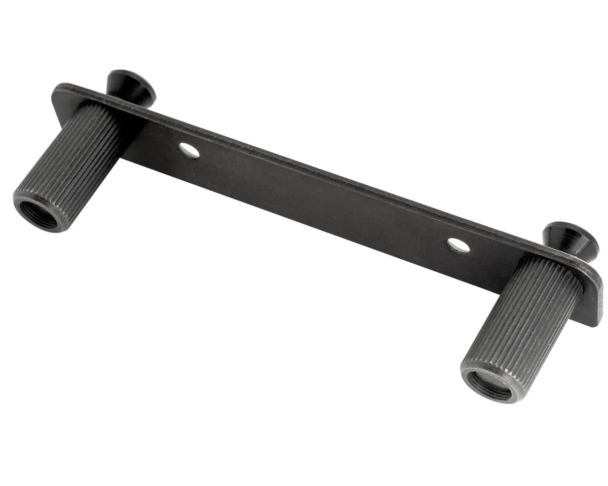 Black Double Locking Guitar Bridge Tremolo Anchor Studs Bracket Fit Floyd Rose