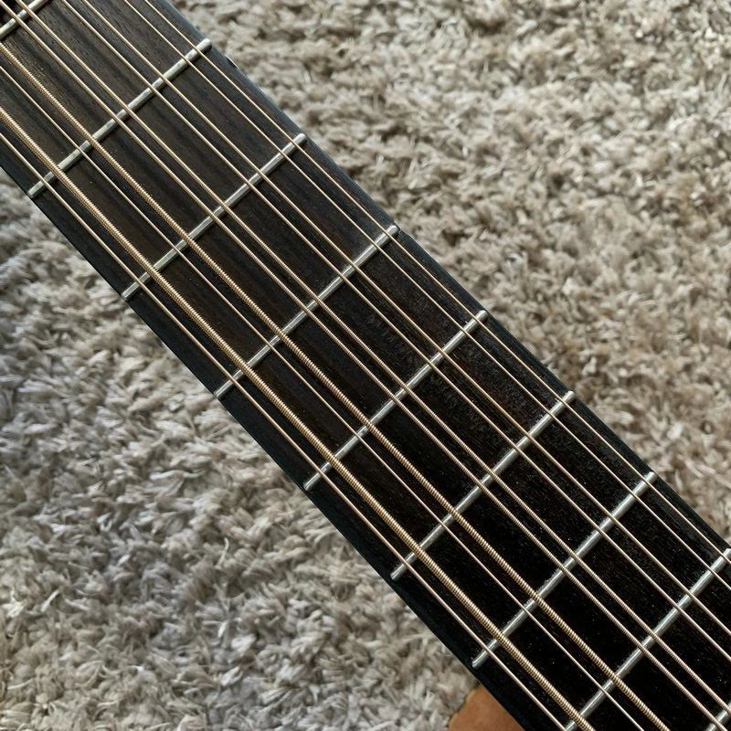 10 String Acoustic Electric Guitar, Solid Spruce Top, Rosewood Fingerboard Neck