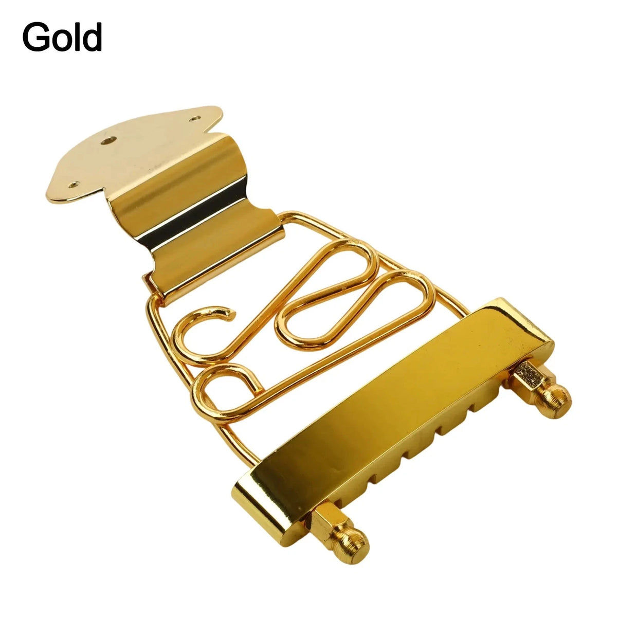 Gold Semi Hollow Jazz Guitar Short Tailpiece Trapeze Fit Epiphone,Ibane<wbr/>z,Cort