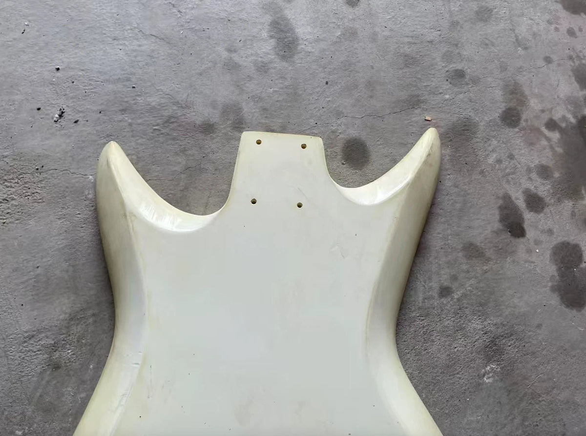 White Guitar DIY Project Body Fit Teisco Sharkfin