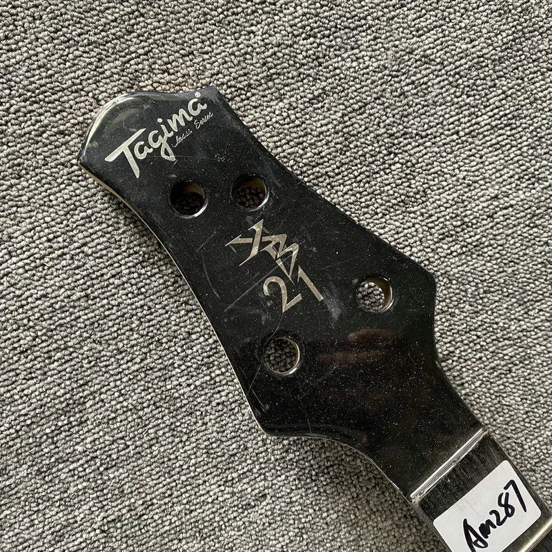 Maple Wood 4 String Bass Neck, Rosewood Fretboard 24 Frets