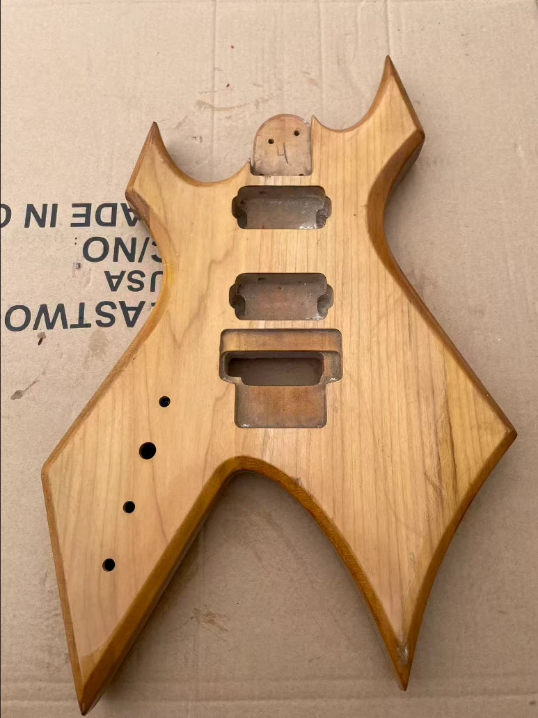 Left Handed DIY Project Guitar HH Body Fit Warlock