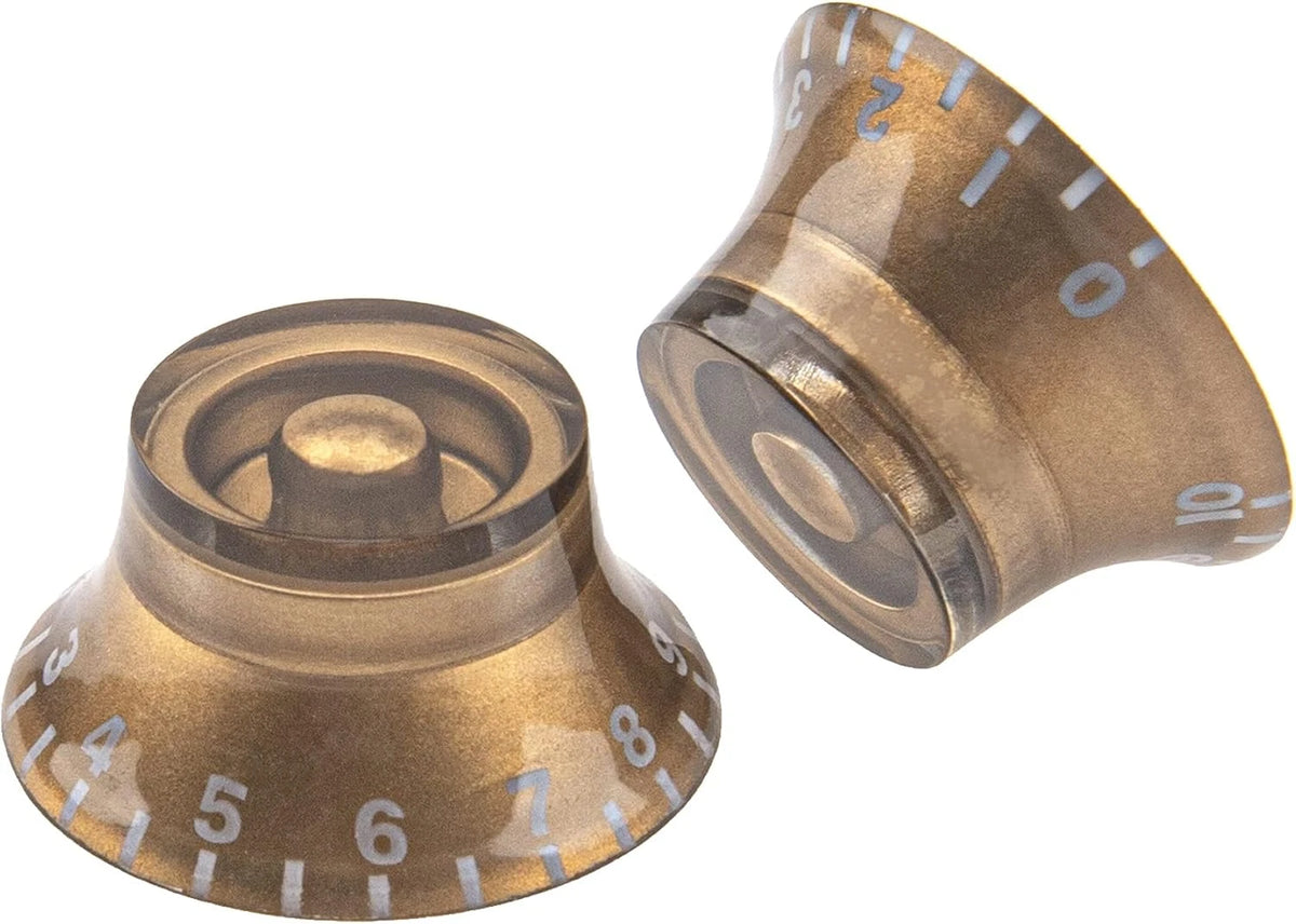 Gold Guitar Top Hat Volume Tone Control Knobs Set Fit Epiphone Les Paul SG ES