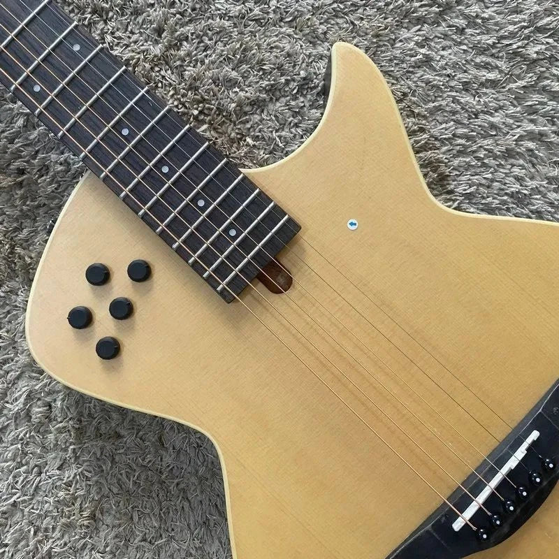 Tagima Acoustic-Elect<wbr/>ric Guitar with Built-In Microphone, Natural Matte