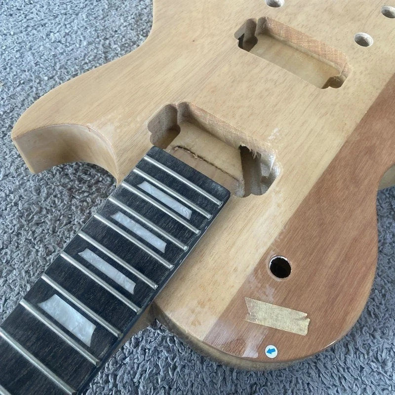Single Cut Electric Guitar DIY Project with 22 Fret Neck