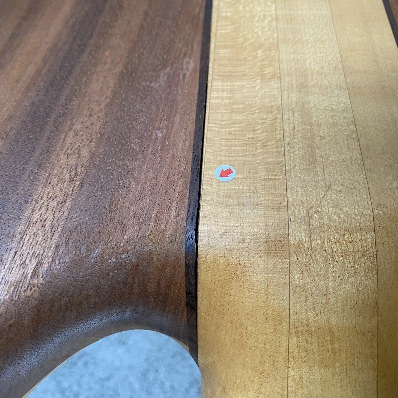 DIY 4 String Bass, Solid Ash Mahogany Body, Maple Wood Neck Through Project
