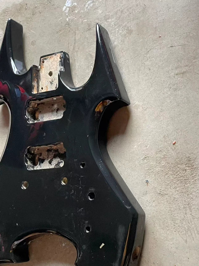 Black DIY Glossy Finish Guitar HH Body Fit Beast Project