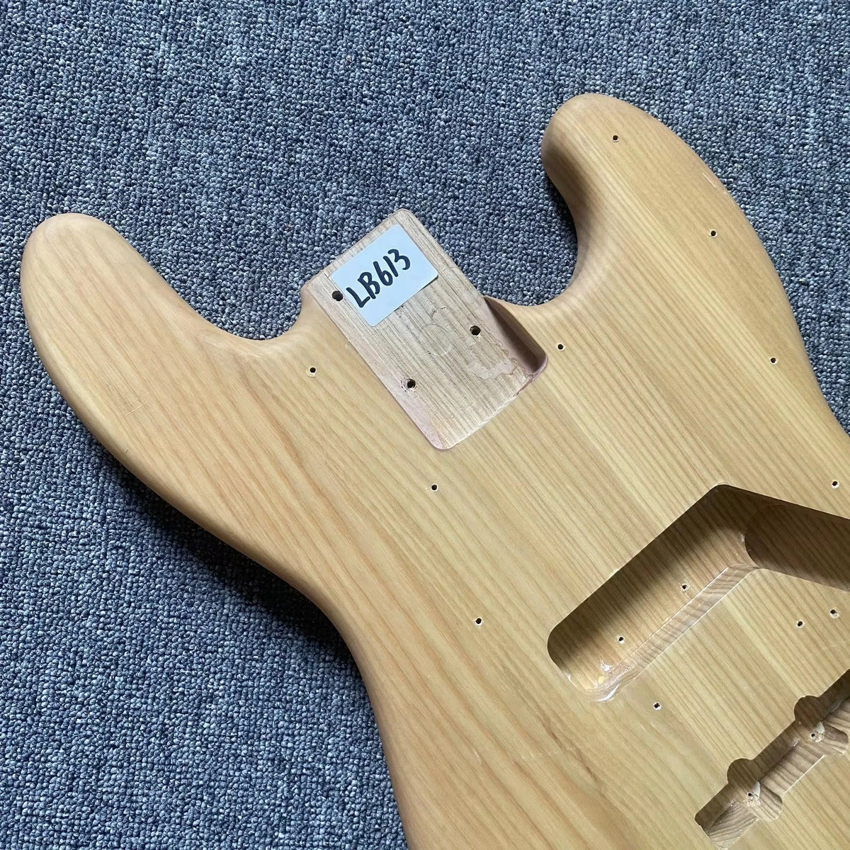 Jazz Bass Body Solid Ash Wood Right Hand Natural Color