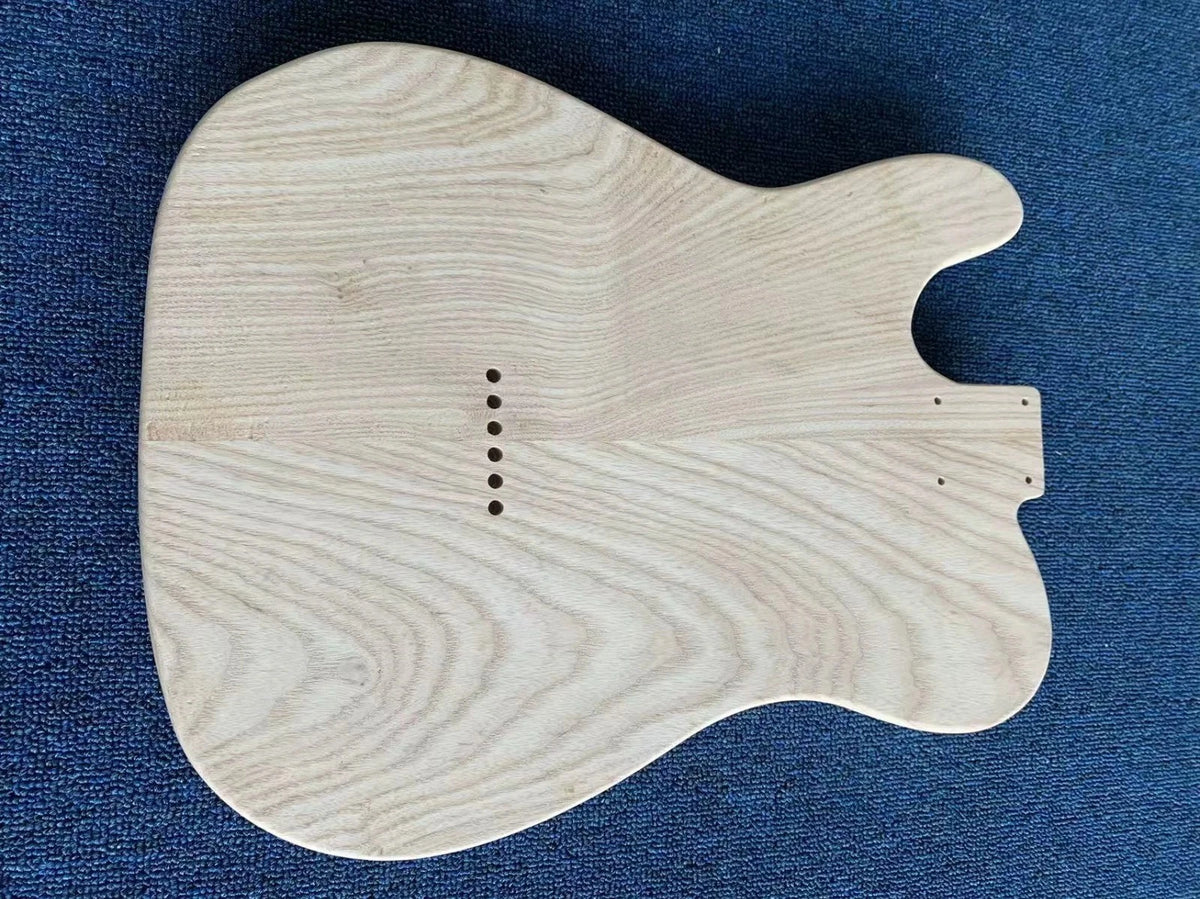 DIY Project Ash Wood Guitar Body Fit Telecaster Tele