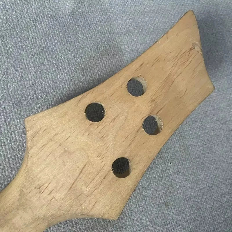 Maple Wood 4 String Electric Bass Neck, Rosewood Fingerboard 24 Frets