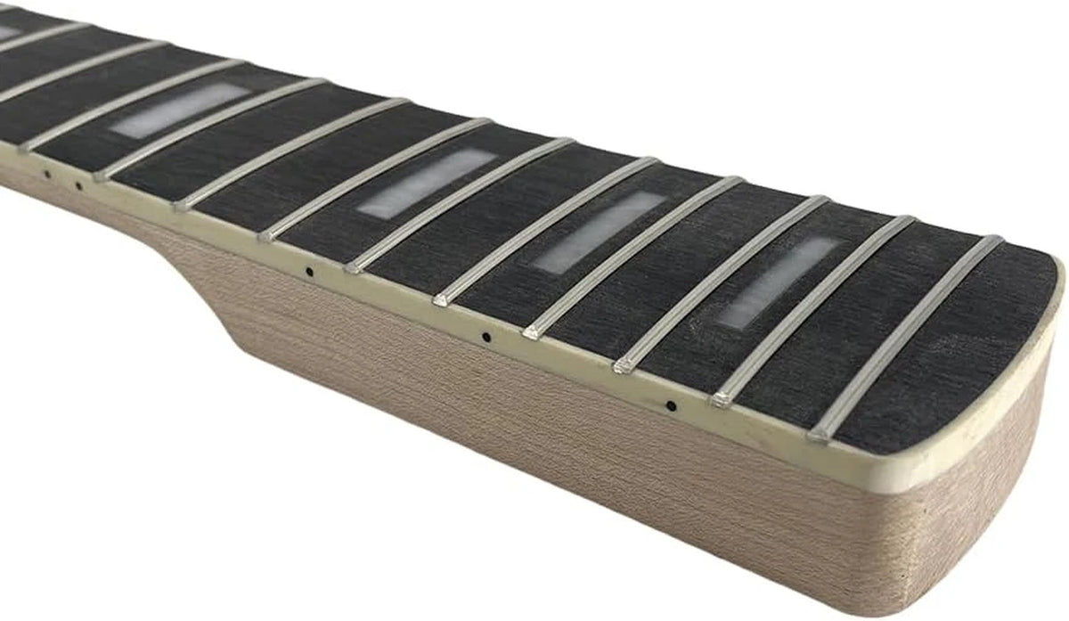 Unfinished 4 String Bass Maple Neck, 2 Frets Rosewood Fingerboard Fit Jazz Bass