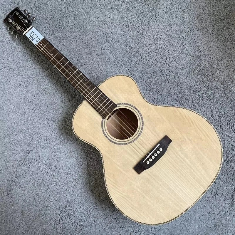 36-Inch All-Solid Spruce &amp; Okoume Folk Guitar