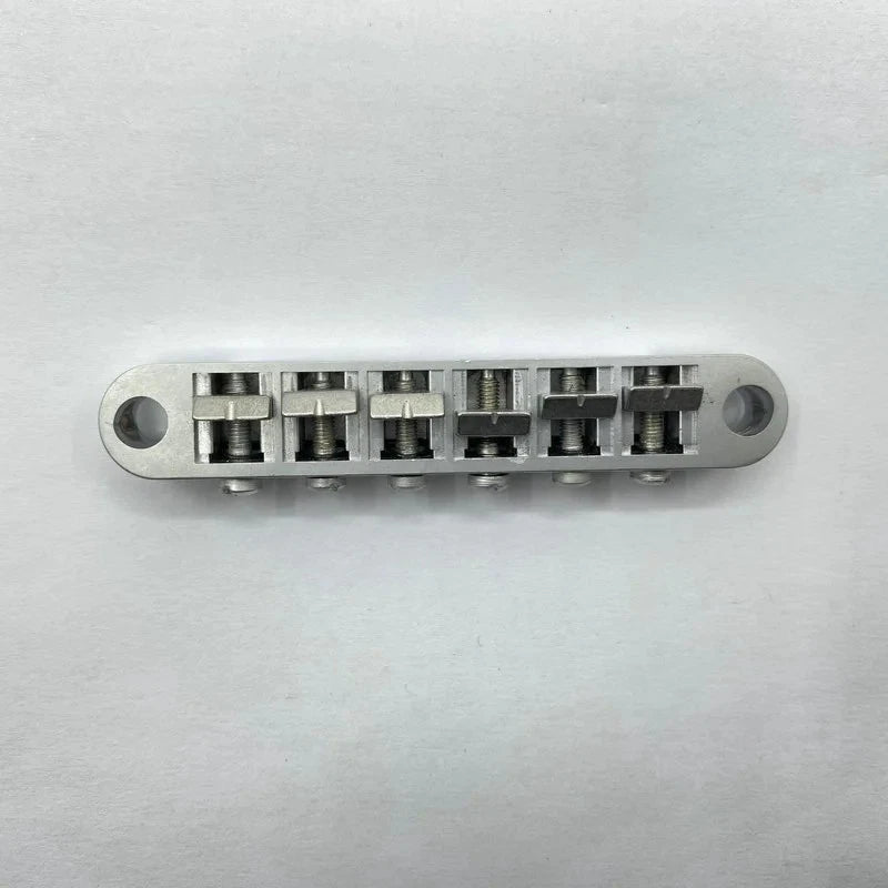 Satin Silver Guitar Tune O Matic Bridge Tailpiece For Epiphone,Ibane<wbr/>z,Gibson,ESP