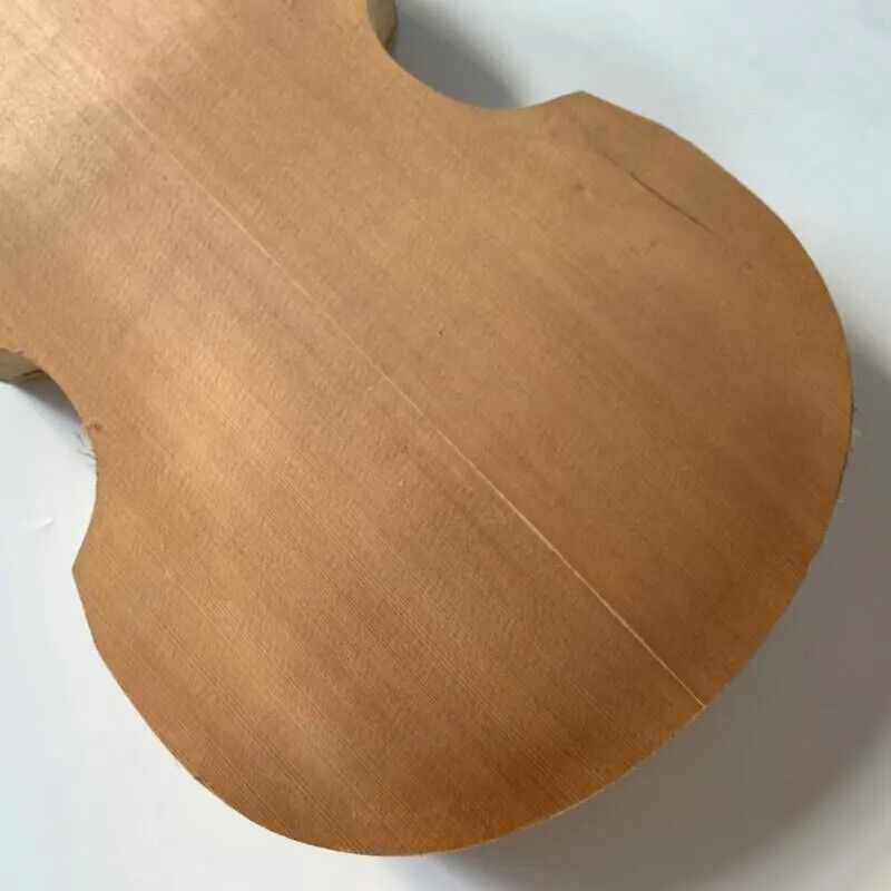 Spruce and Maple Unfinished Violin Bass Hollow Body DIY Project