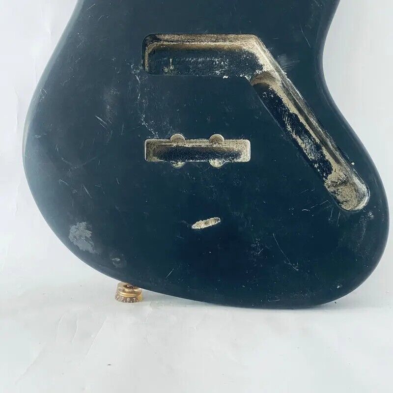 Black 4 String Jazz Bass Basswood Body