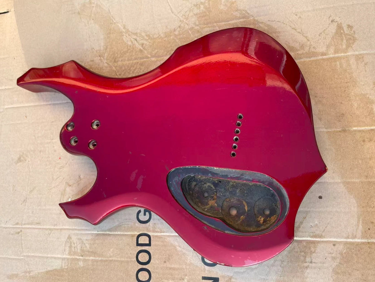 Metallic Red HH Guitar Basswood Body, String Through