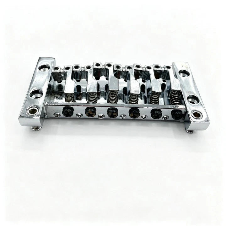 Custom Fixed Hardtail Guitar Bridge with Adjustable Saddles