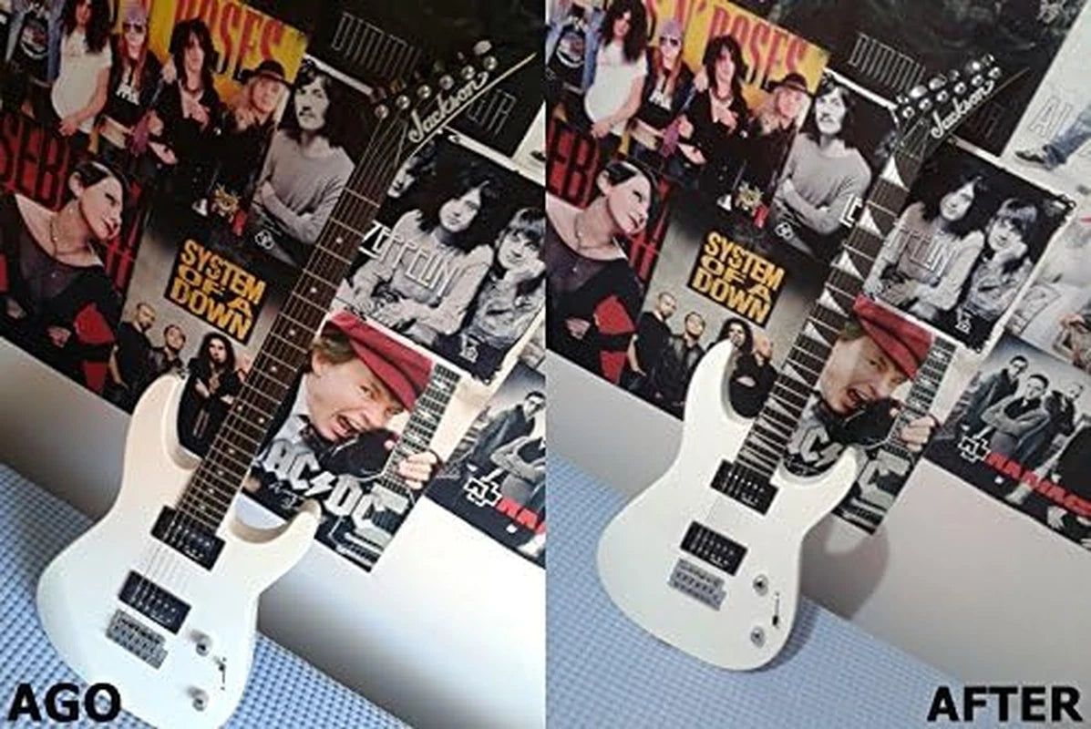 White Pearl Shark Fin Guitar Fretboard Fret Markers Inlay Stickers