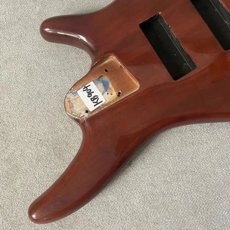 Dark Red Bass Guitar Basswood Body