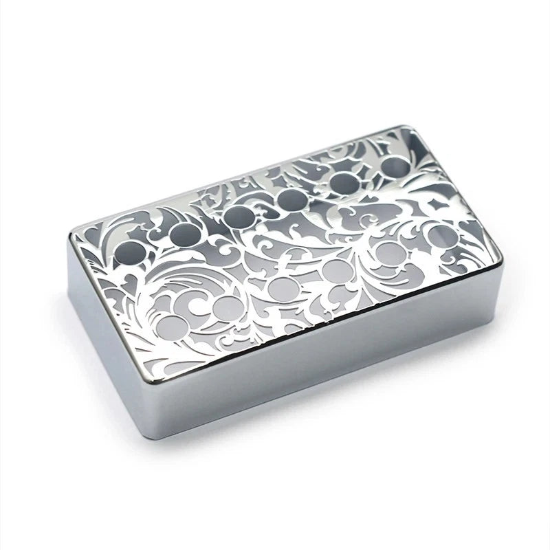 Chrome Vintage Brass Guitar Humbucker Pickup Covers Fit Epiphone Les Paul LP