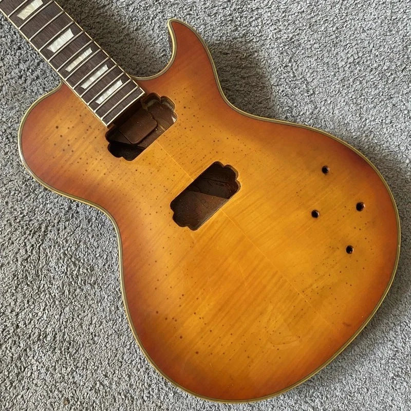 Cherry Burst DeVile Guitar Mahogany Body Rosewood Fingerboard Neck
