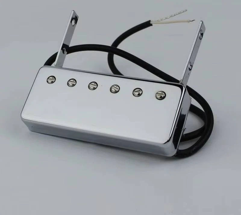 Chrome Hollow Body Jazz Guitar Float Neck Alnico Pickup
