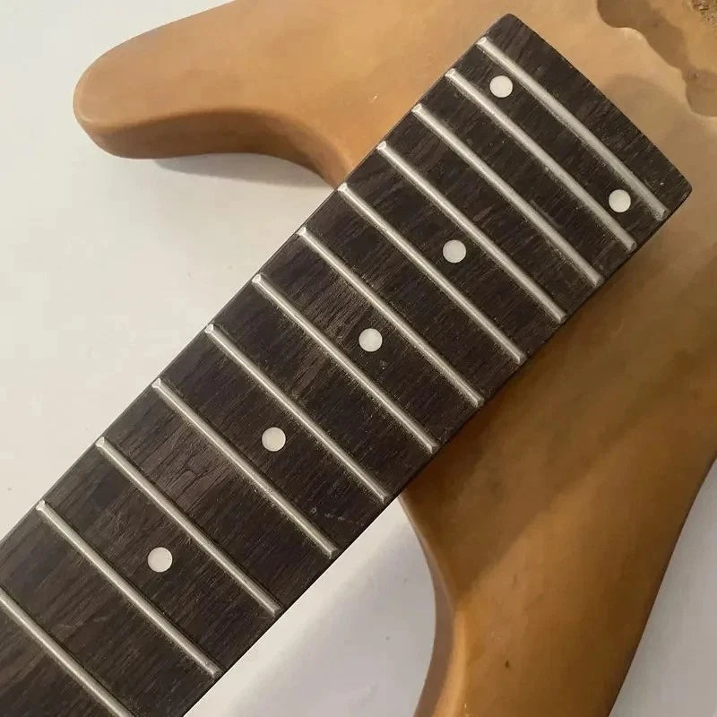 5 String Electric Bass Basswood Body with Maple Neck, Rosewood Fretboard