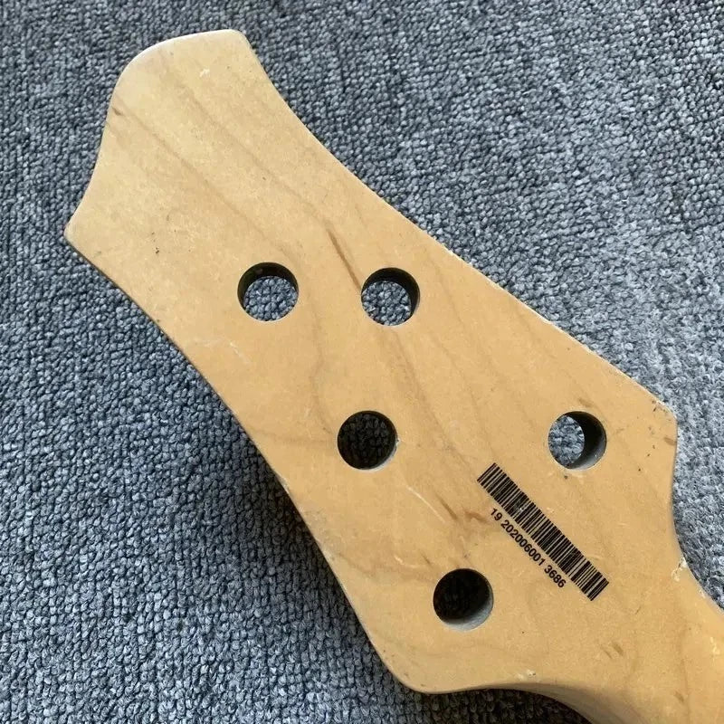 Blue Basswood 5 String Bass Body with Maple Neck