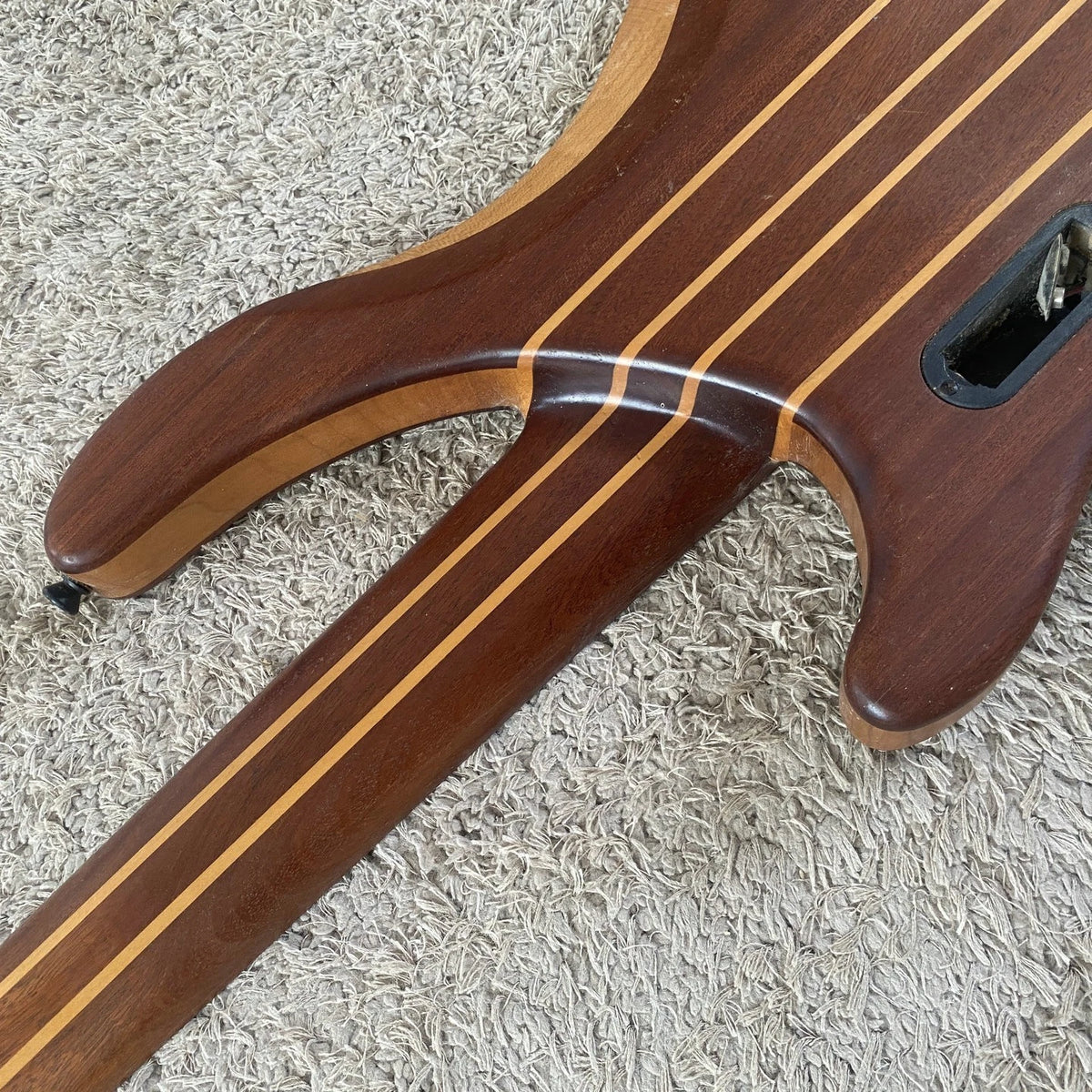 Ashton 5 String Bass DIY Project, Alder Mahogany Body, Maple Neck Through