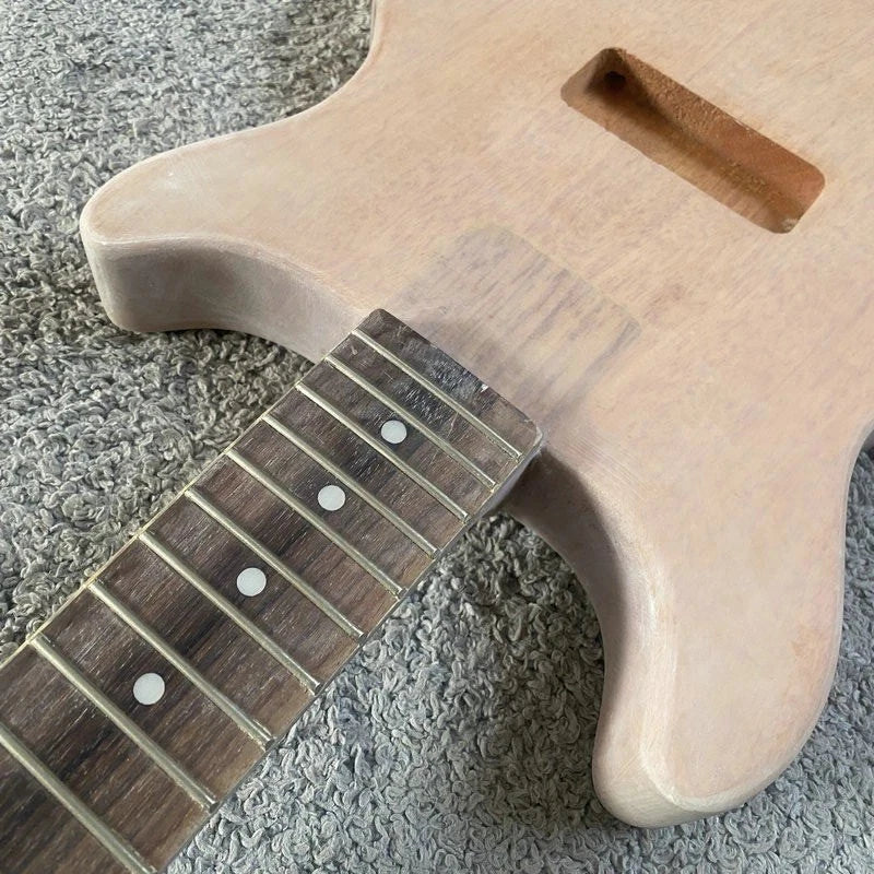 DIY Project Guitar Mahogany Body and Neck, Rosewood Fingerboard