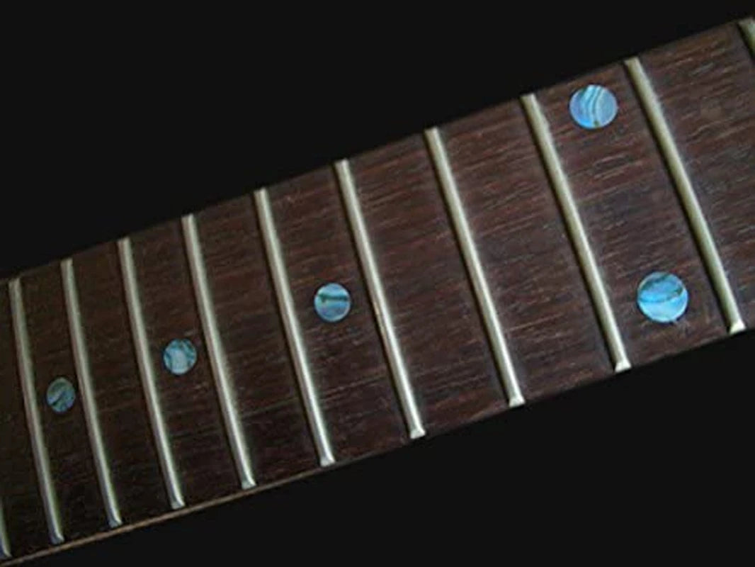 Abalone Blue Dots Guitar Fingerboard Fret Markers Inlay Stickers