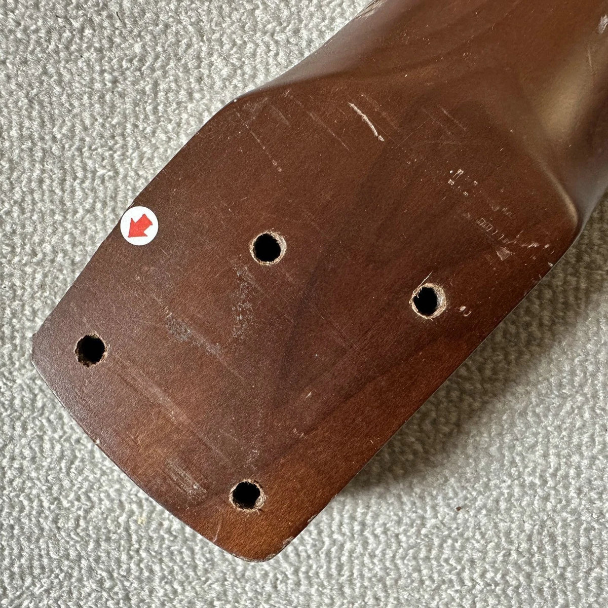 Guitar Neck, 24 Frets, 648mm, Right Hand, Roasted Maple Wood