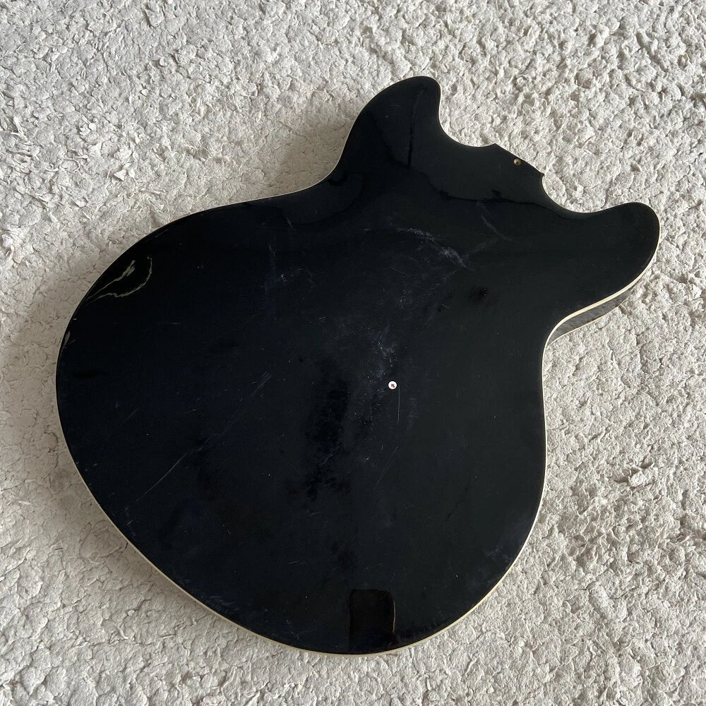 Custom Black JD Jazz Guitar Semi Hollow Body DIY Project