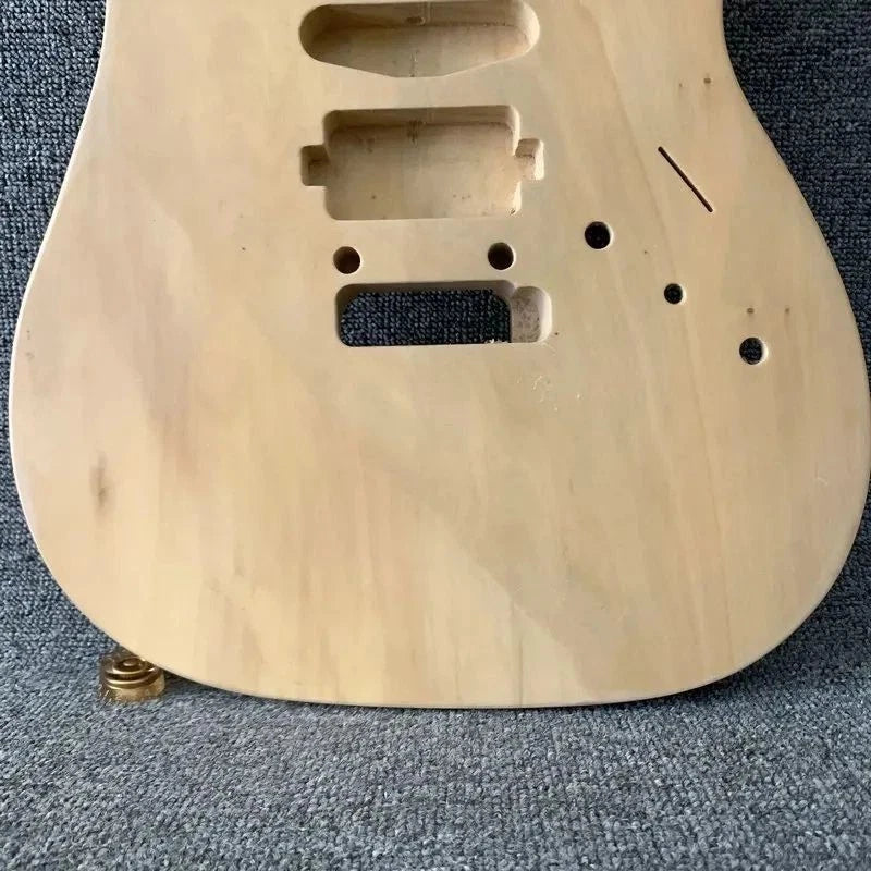 Unfinished HSH Guitar Body with 2 Point Tremolo
