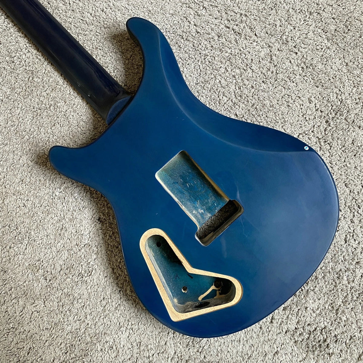 Dark Blue Guitar Project, Rosewood Fingerboard, Basswood Body